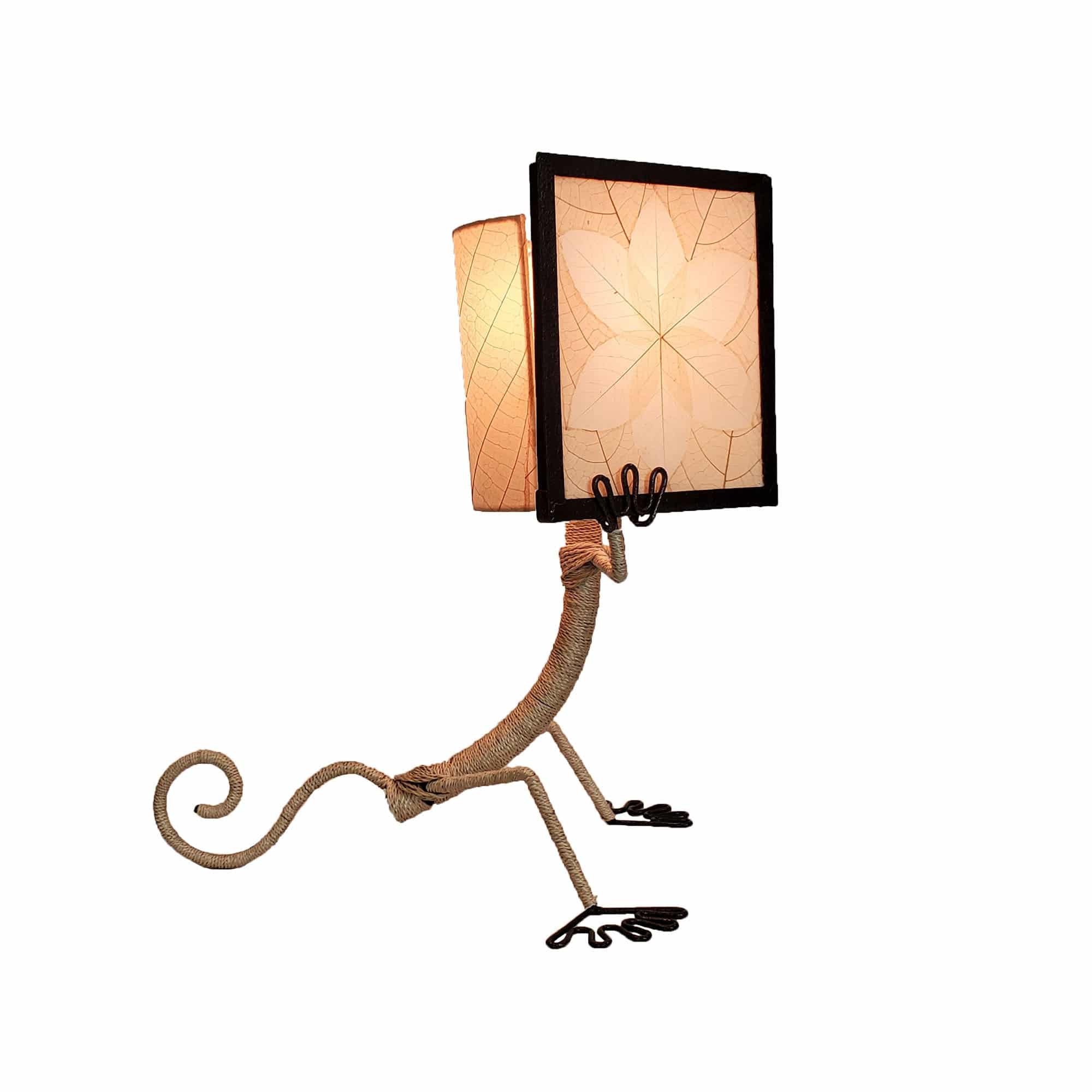Enlightened Gecko Table Lamp Natural <br>(Item # 305 t n) - Image 4
