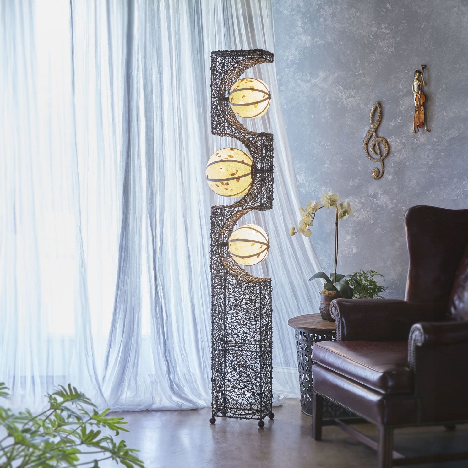 709-xl-2 Tri Orb Floor Lamp