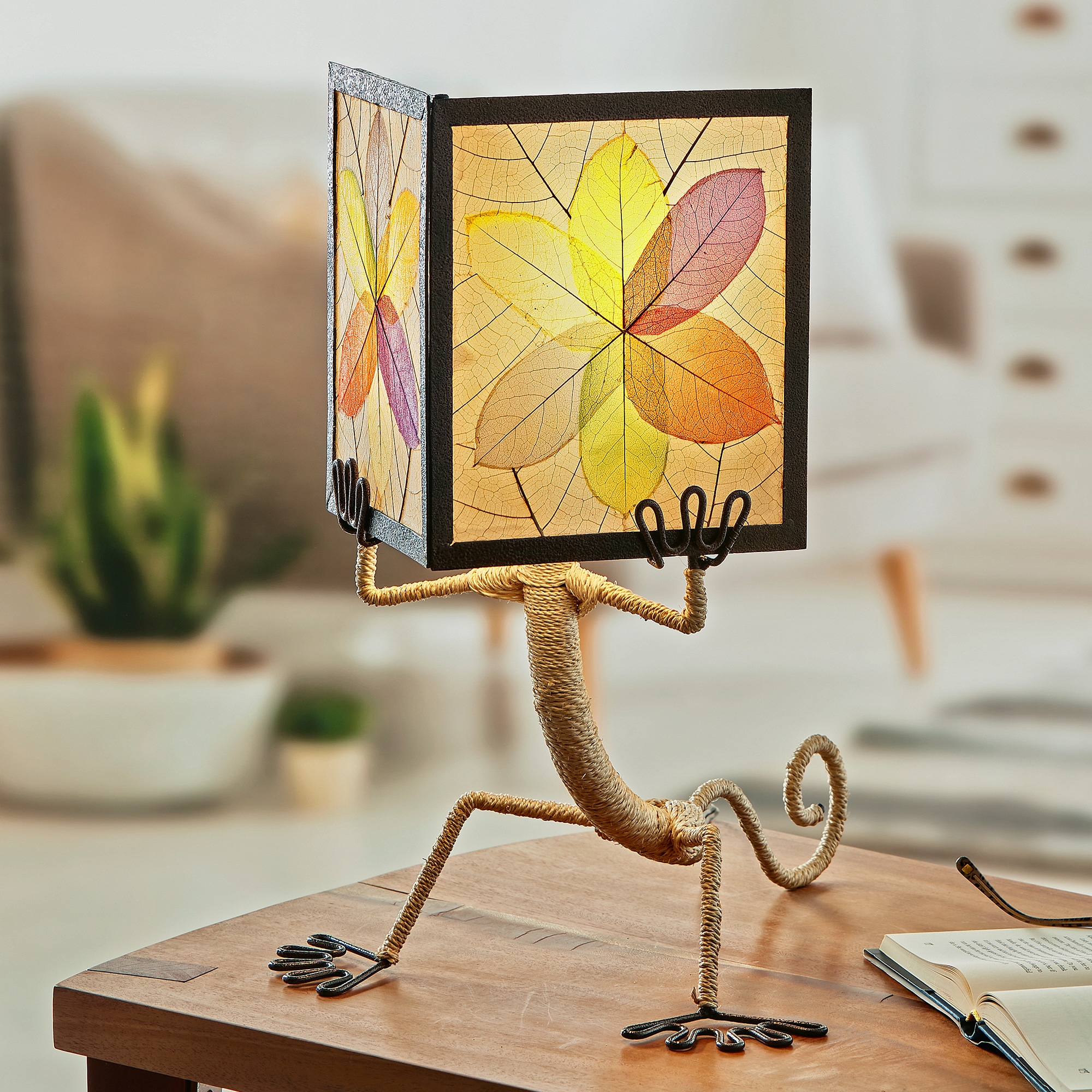 Enlightened Gecko Table Lamp Multi Color <br>(Item # 305 t m) - Image 5