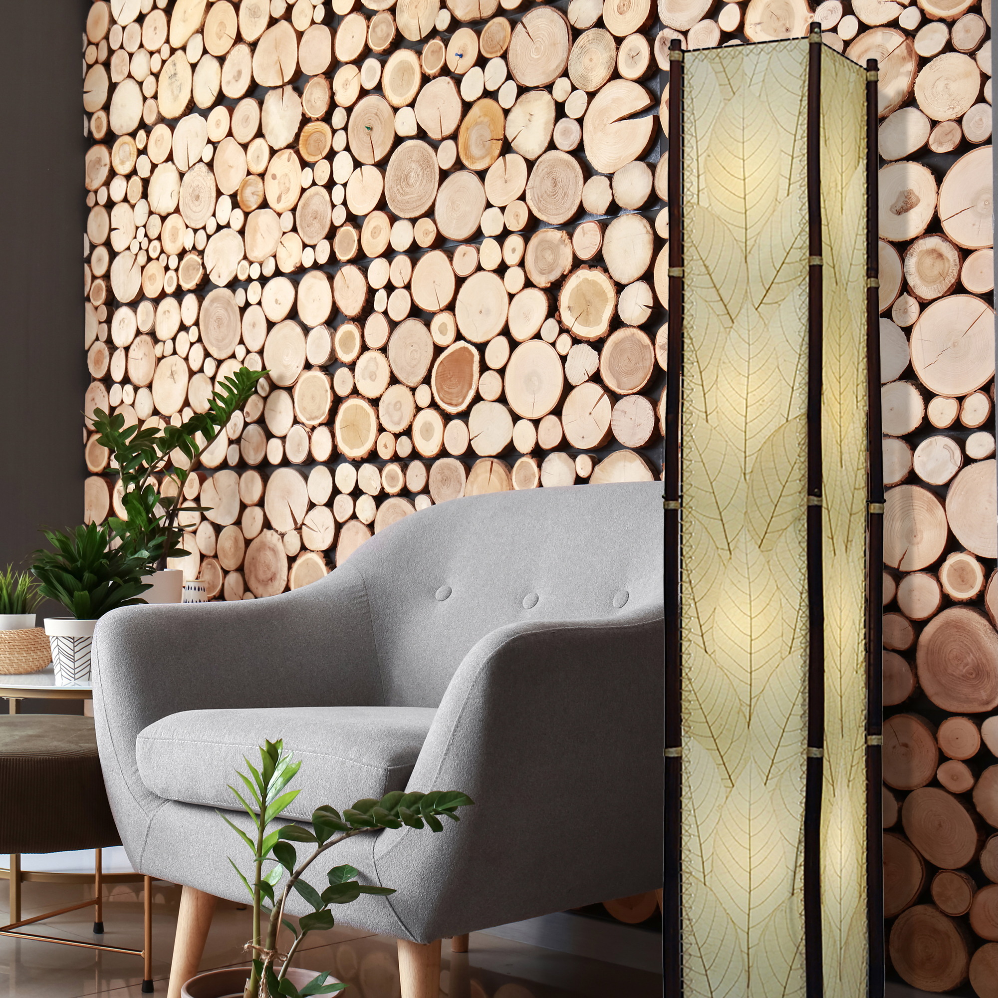 Fortune Giant Floor Lamp Natural <br>(Item # 395 xl n) - Image 5