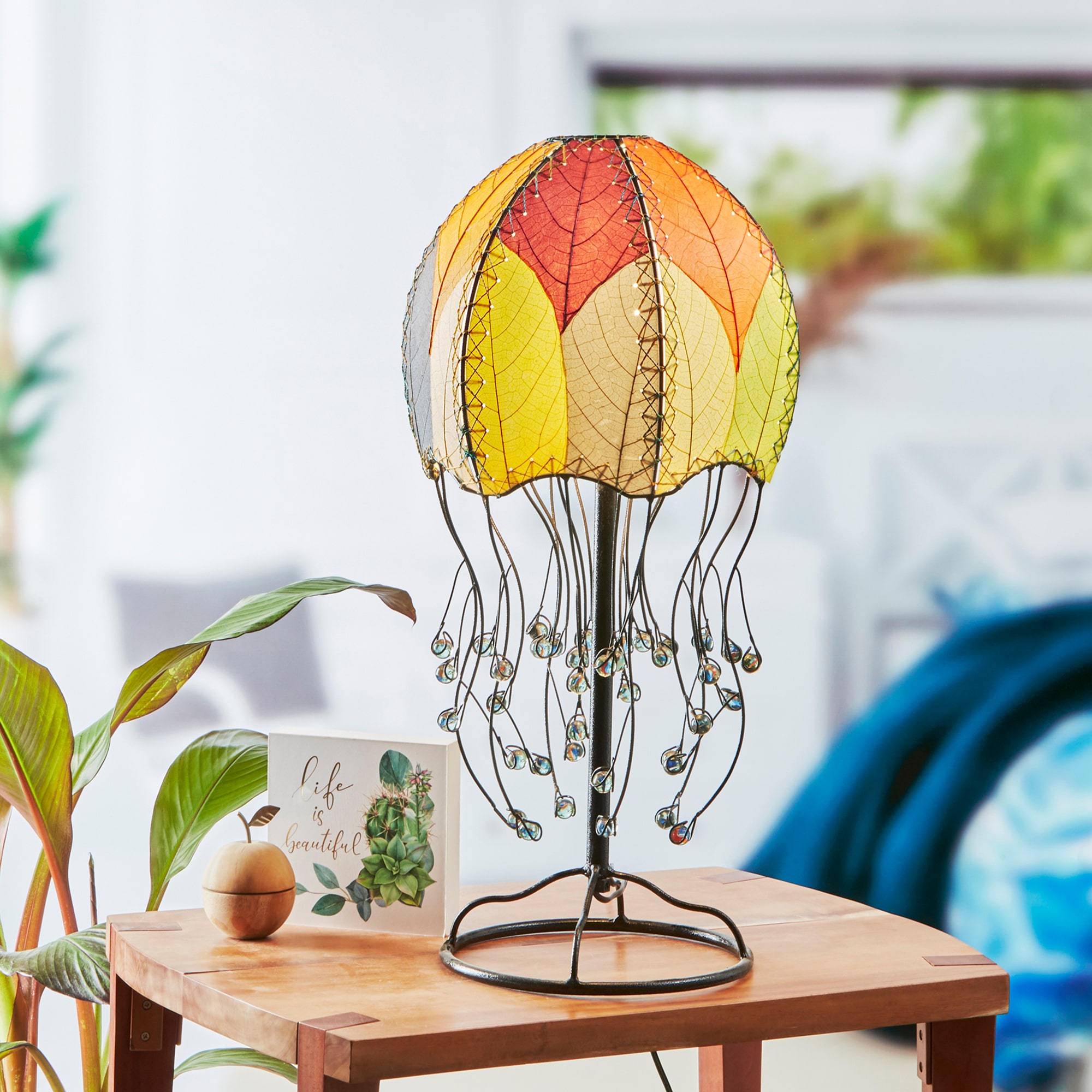 Jellyfish Table Lamp Multi Color <br>(Item # 399 t m) - Image 5