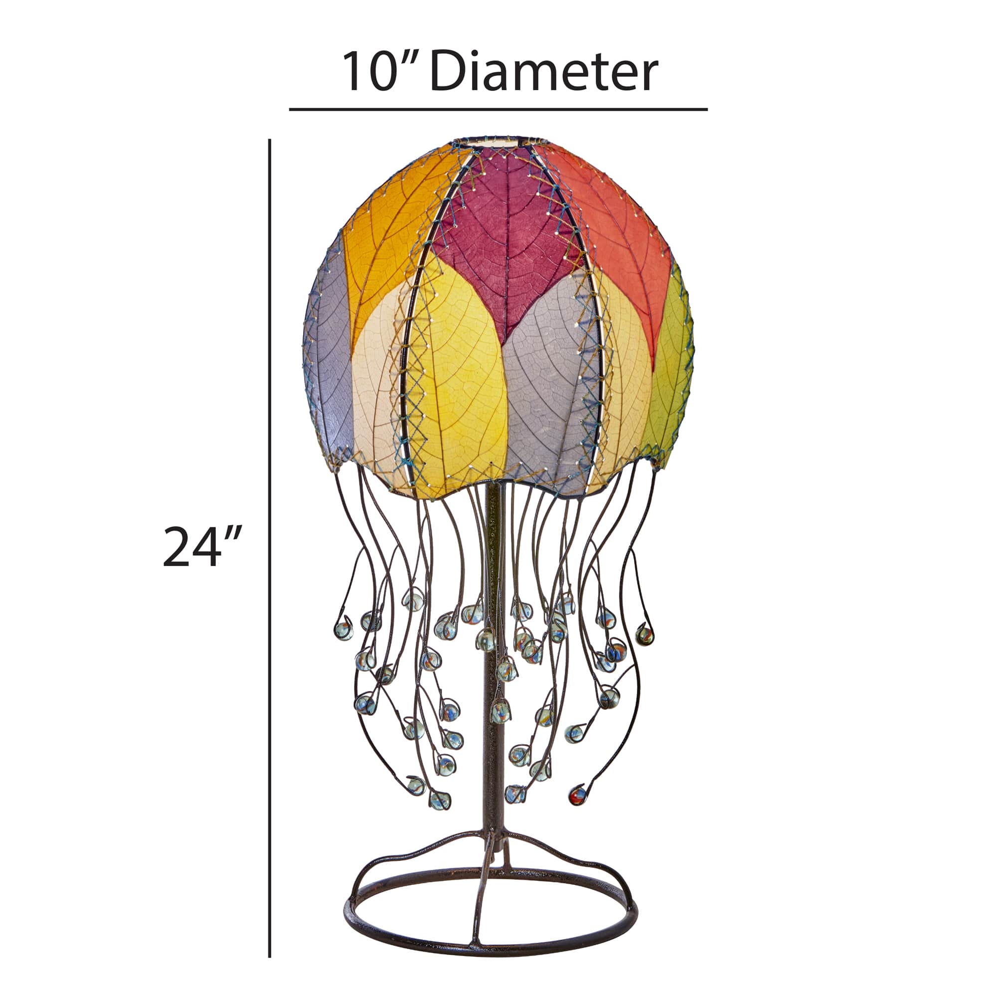 Jellyfish Table Lamp Multi Color <br>(Item # 399 t m) - Image 3