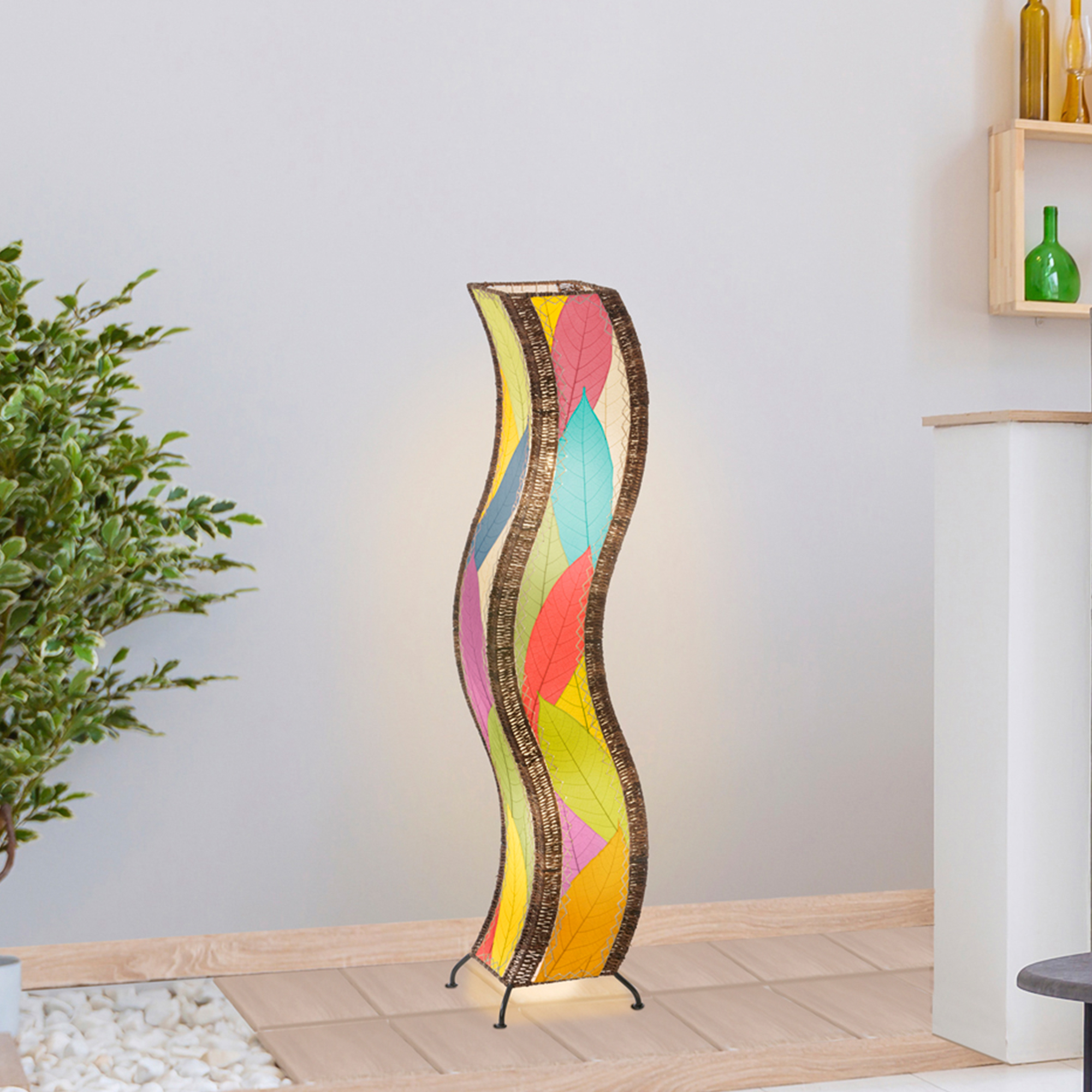 Wave Large Floor Lamp Multi Color <br>(Item # 457 l m) - Image 5