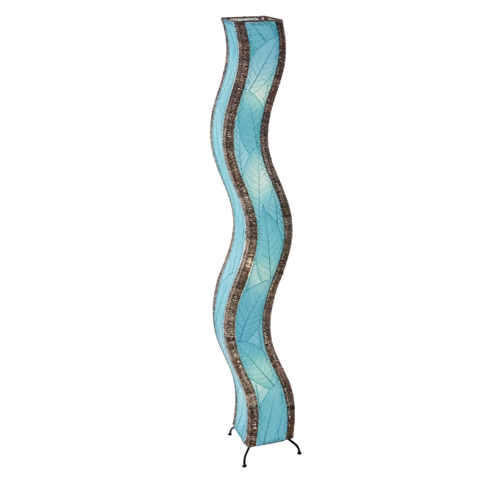 Wave Giant Floor Lamp Sea Blue <br>(Item # 457 xl sb) - Image 4