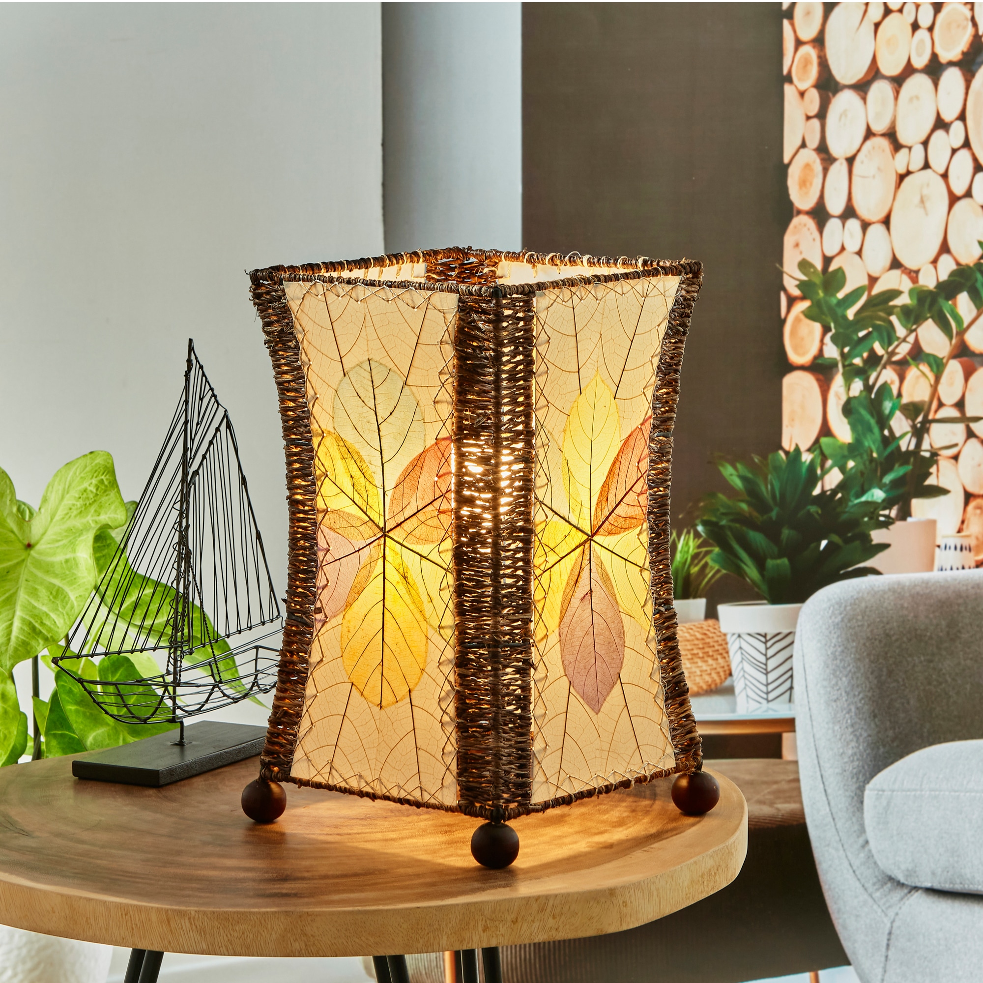 Hourglass Table Lamp Multi Color <br>(Item # 553 t m) - Image 5