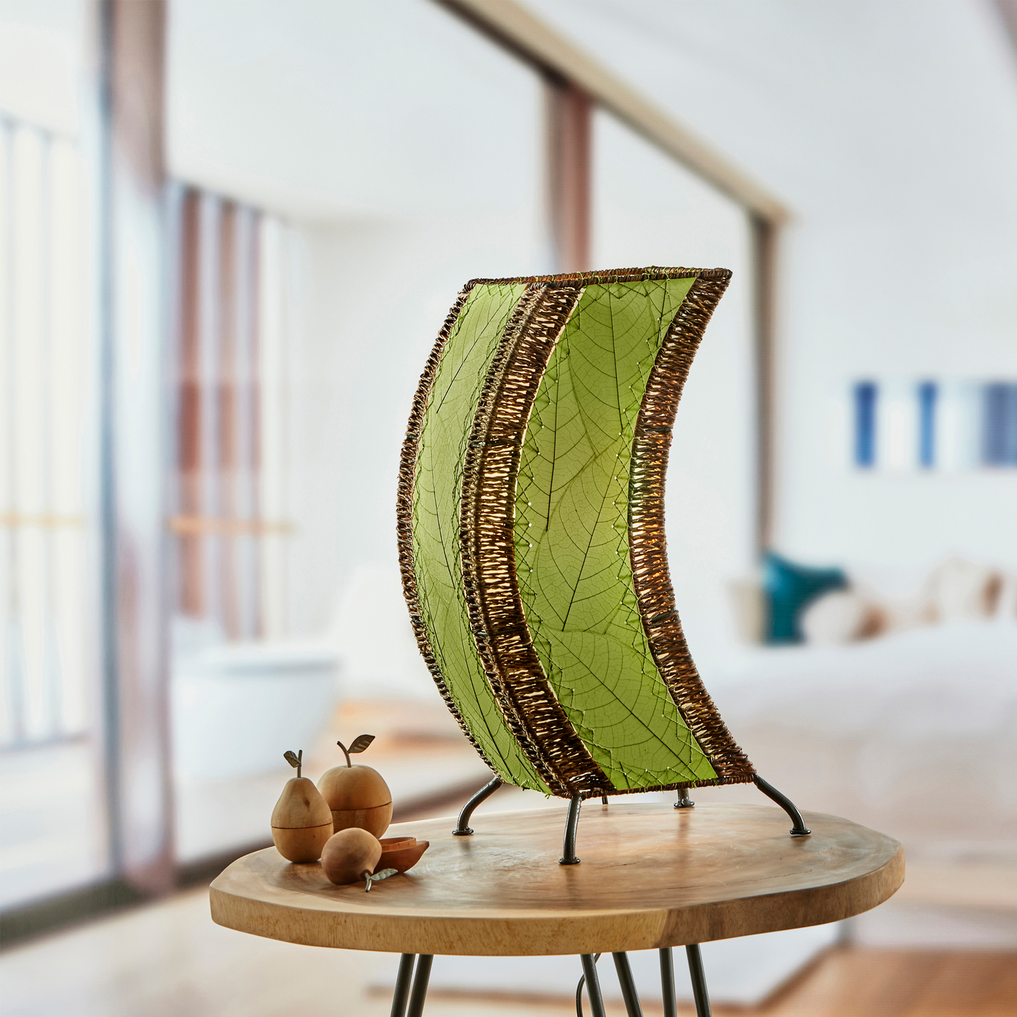 C Shape Table Lamp Green <br>(Item # 566 g) - Image 5