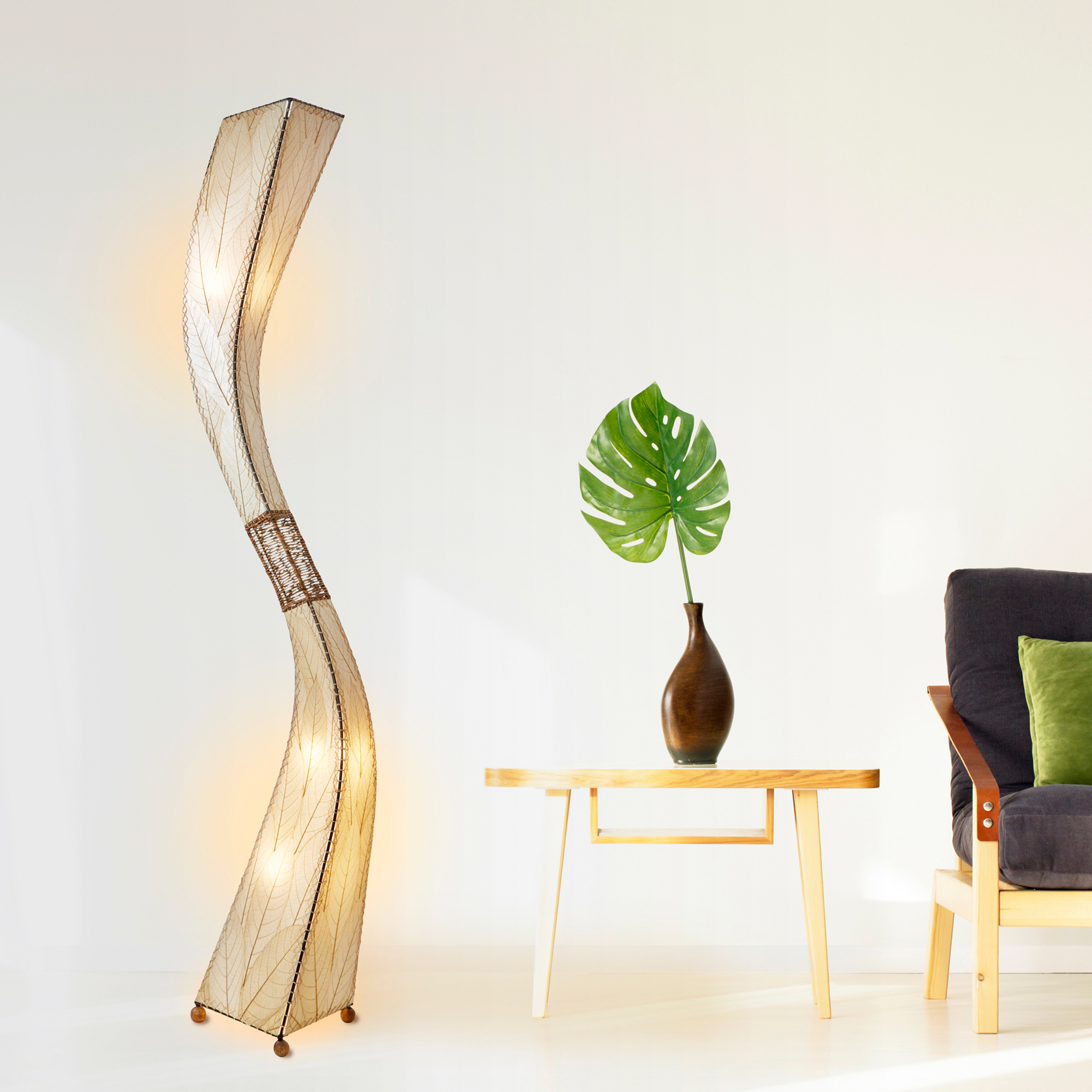 Flow Giant Floor Lamp Natural <br>(Item # 569 xl n) - Image 5