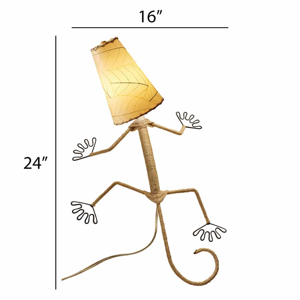 Gecko Wall Lamp Combo Natural <br>(Item # 396 xn) - Image 3