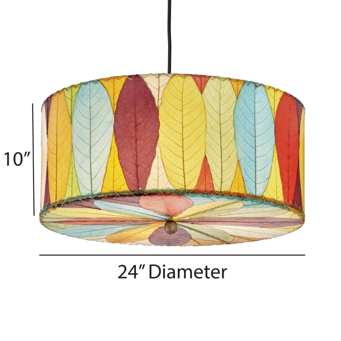 Drum Pendant 24 Inch Multi Color <br>(Item # 497 am) - Image 3