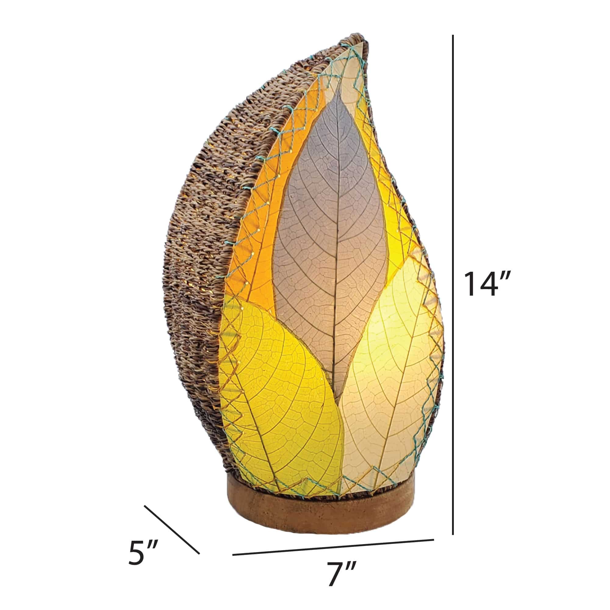 Leaflet Table Lamp Multi Color <br>(Item # 647 t m) - Image 3