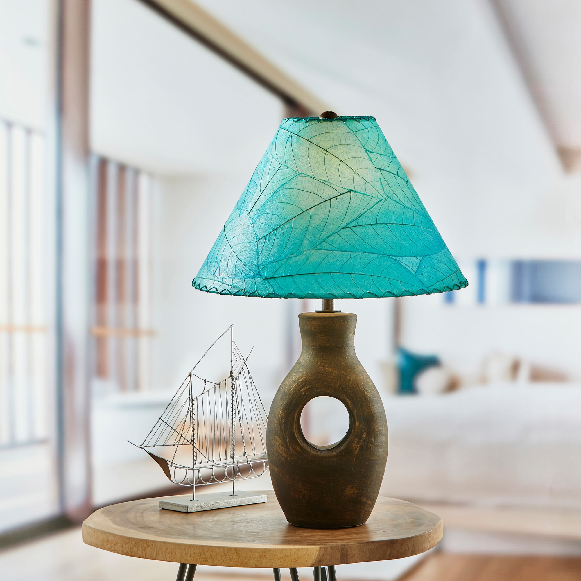 Bell Shade Cocoa Sea Blue <br>(Item # 485 sb) - Image 4