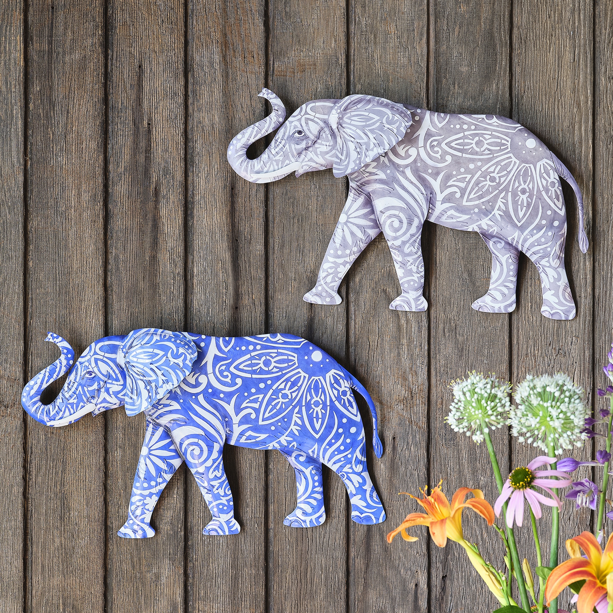 Elephant Wall Decor Gray (Case of 6) (m7050 gr c6) - Image 3