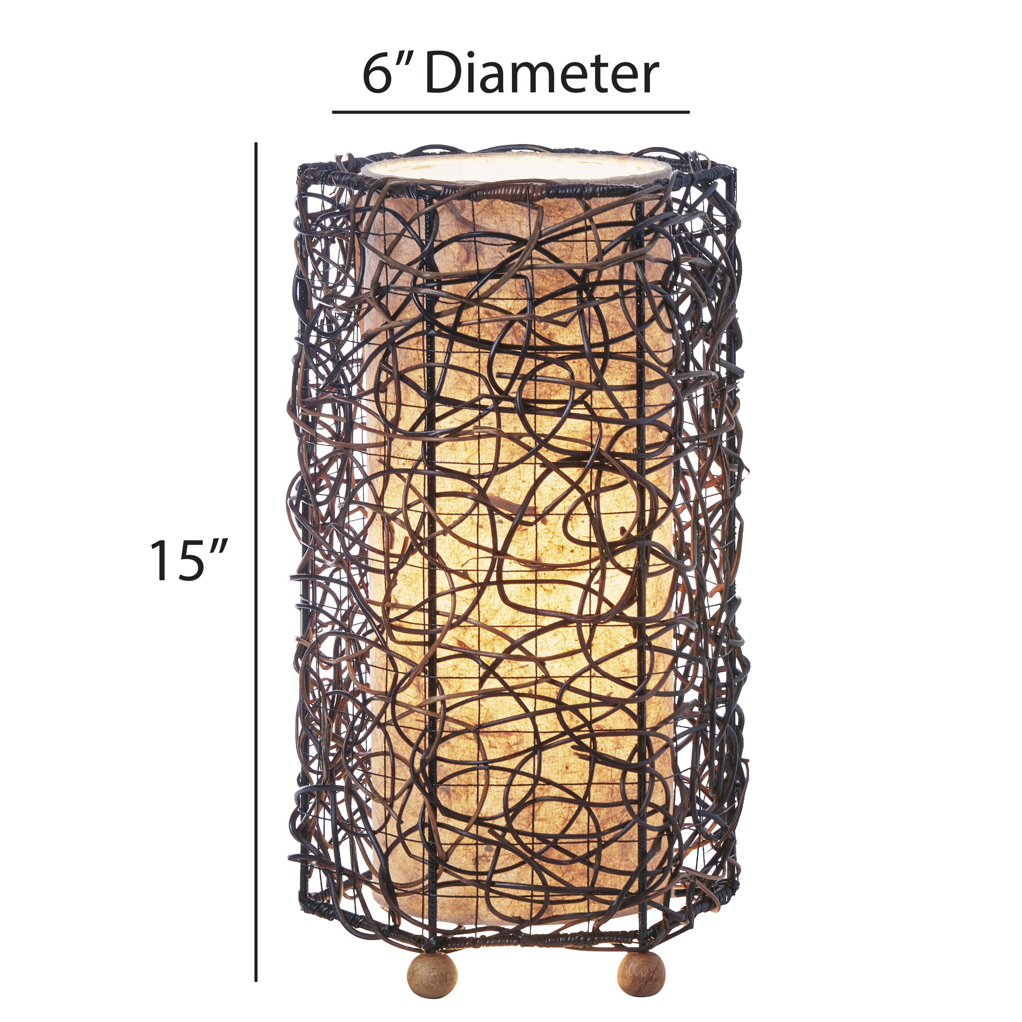 Nito Table Lamp Natural <br>(Item # 315 e n) - Image 3