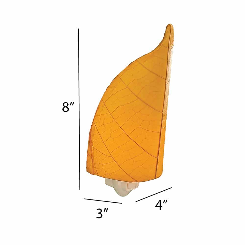Leaf Nightlight Orange <br>(Item # 623 o) - Image 3
