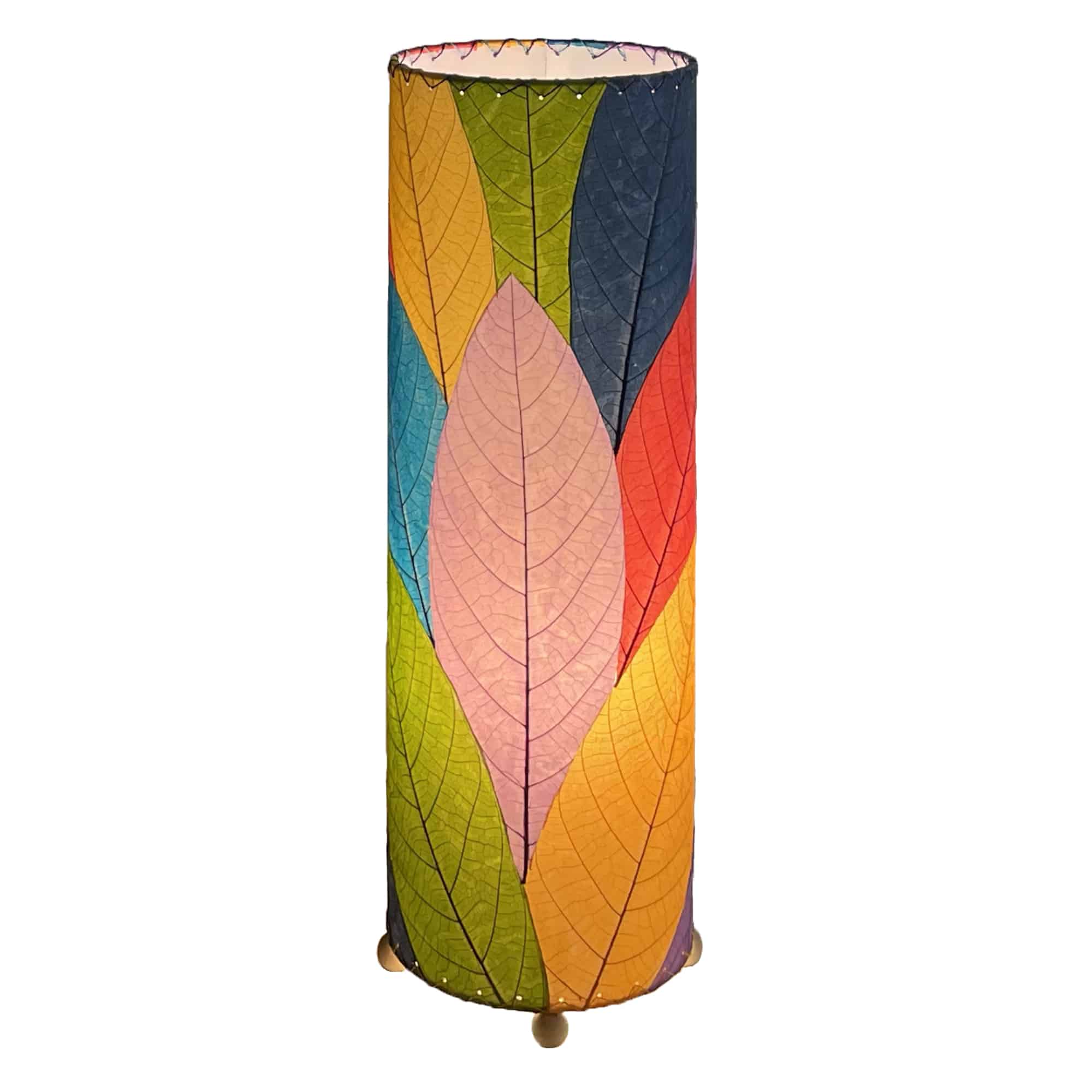 24 Inch Cocoa Leaf Cylinder Table Lamp Multi Color <br>(Item # 307 t m) - Image 4