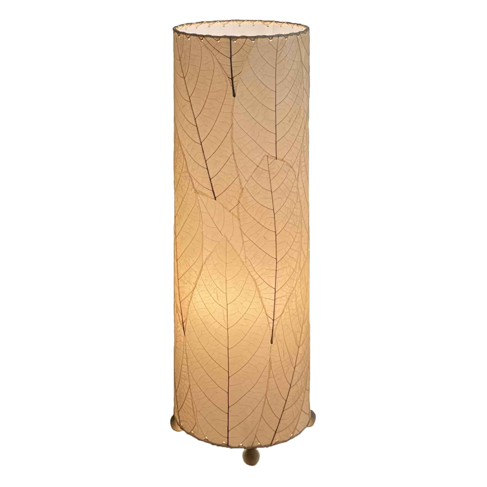 24 Inch Cocoa Leaf Cylinder Table Lamp Natural <br>(Item # 307 t n) - Image 4