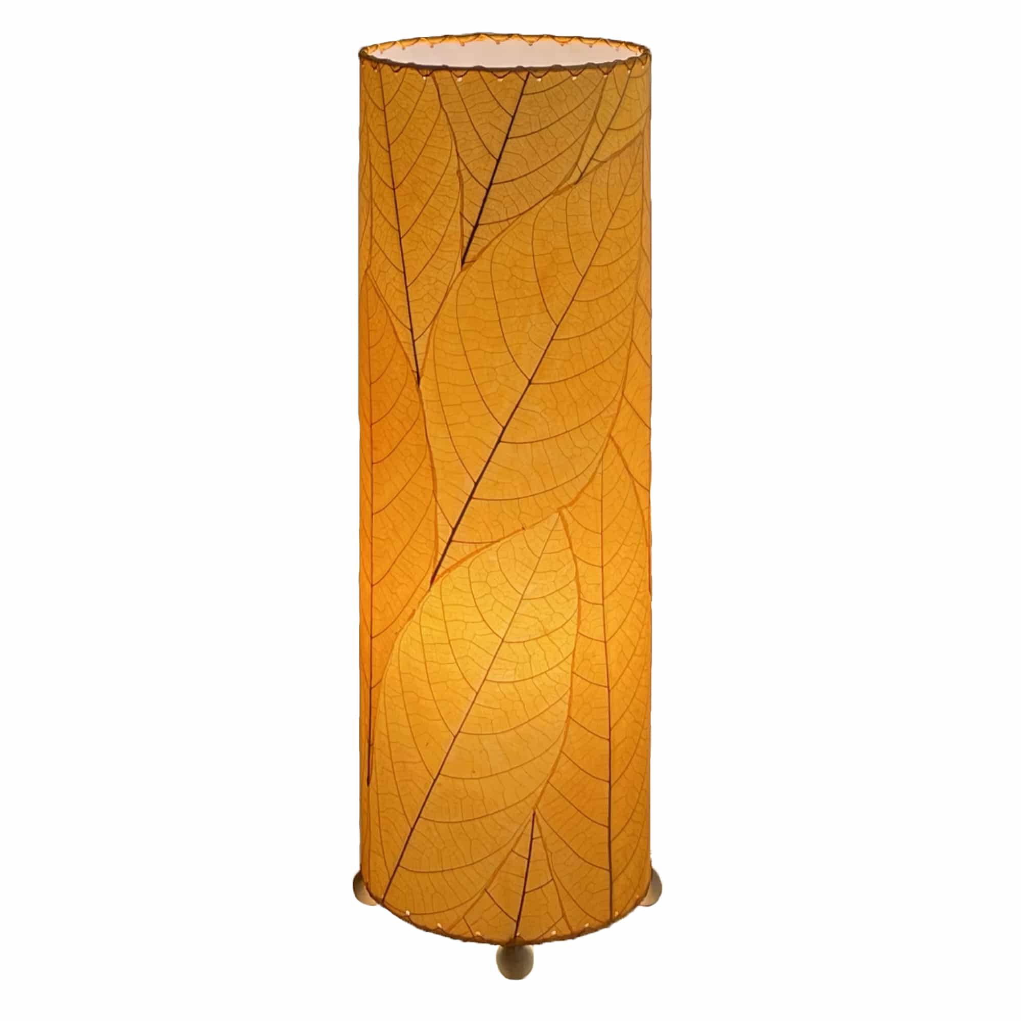 24 Inch Cocoa Leaf Cylinder Table Lamp Orange <br>(Item # 307 t o) - Image 4