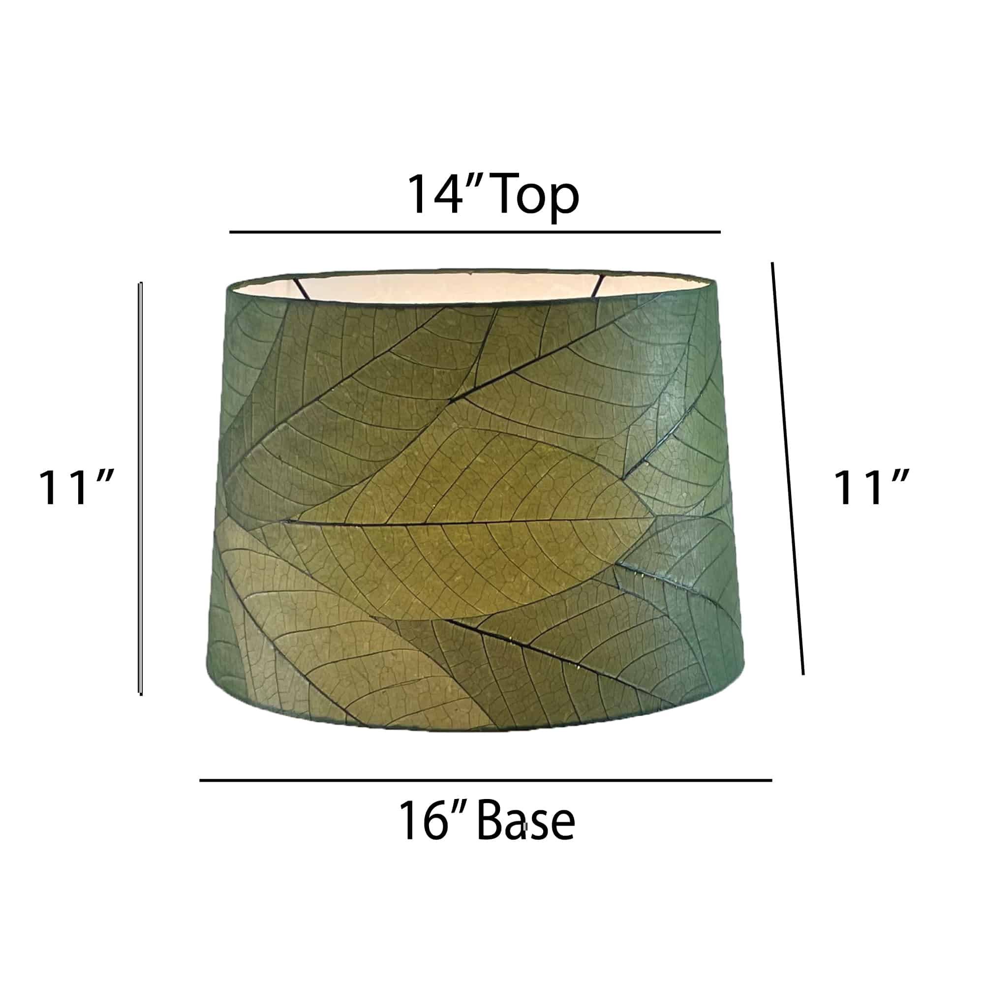 16 Inch Tapered Drum Shade Green <br>(Item # 312 d g) - Image 2