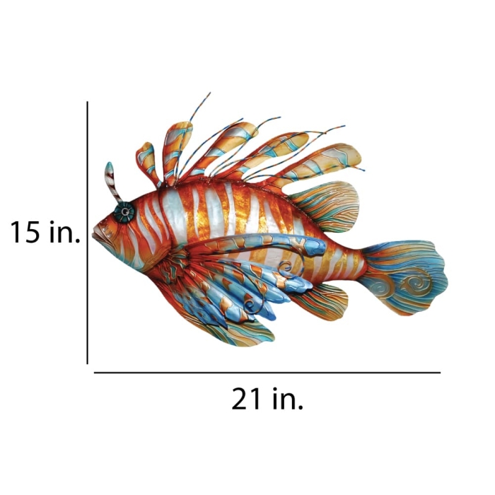 Lionfish Wall Decor Large <br>(Item # m8403 l r) - Image 2