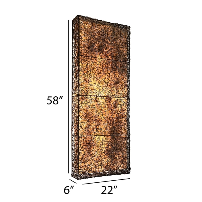 Nito Panel Wall Lamp Natural <br>(Item # 213 w n) - Image 2