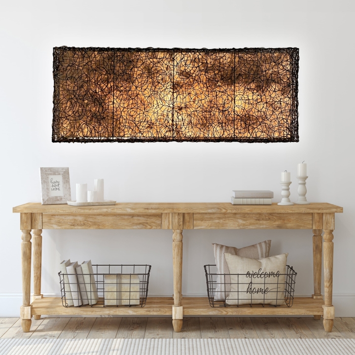 Nito Panel Wall Lamp Natural <br>(Item # 213 w n)