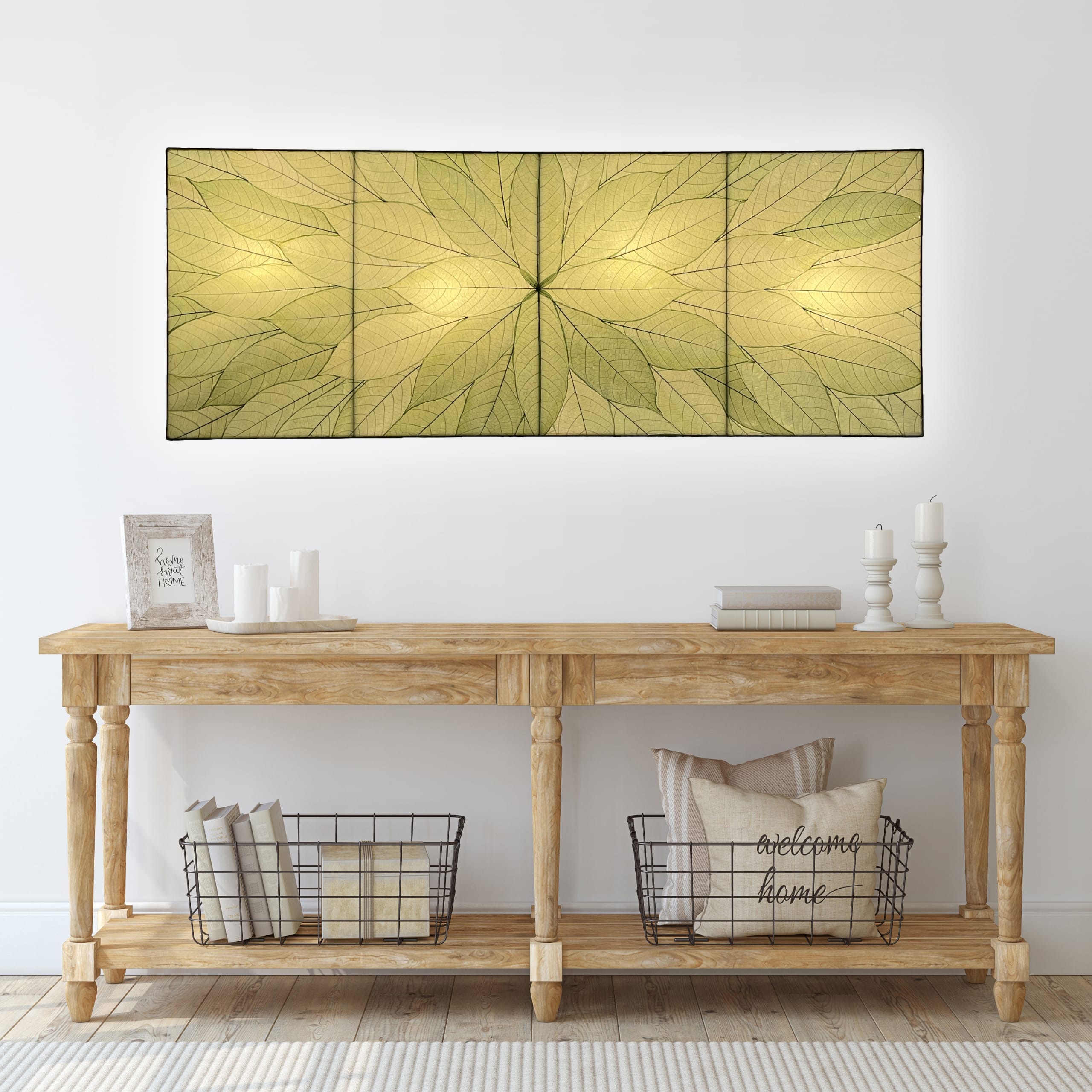Sunburst Panel Wall Lamp Green <br>(Item # 313 w g) - Image 3