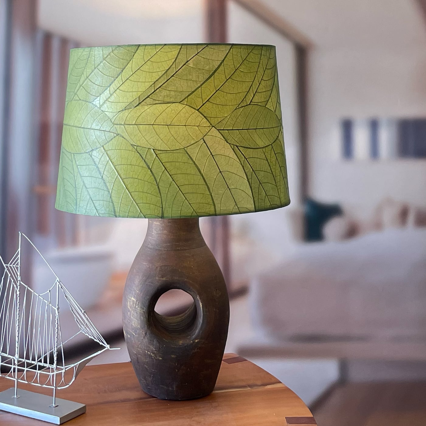 18 Inch Tapered Drum Shade Green <br>(Item # 325 d g) - Image 4