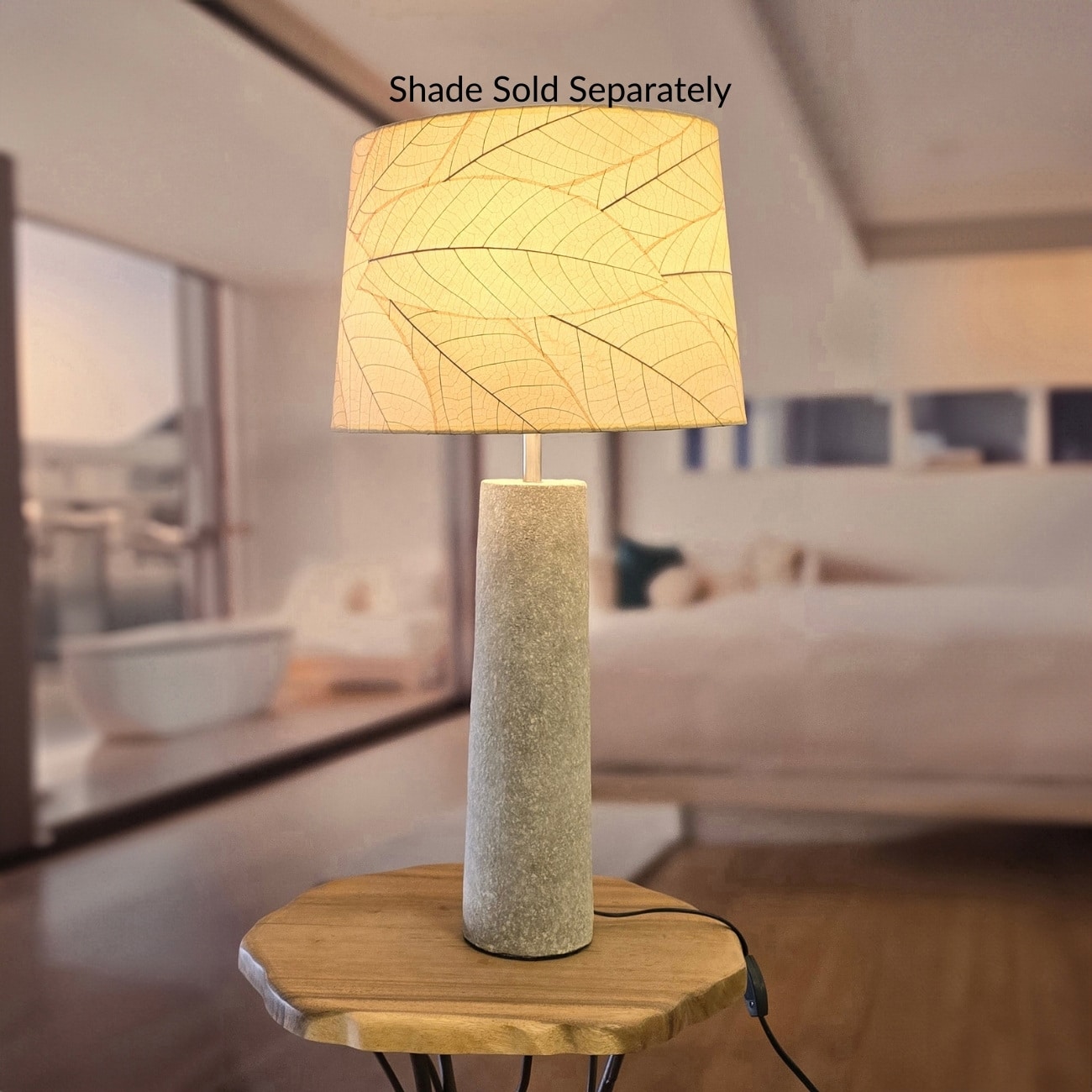 Chronicle Pillar Lamp Base Gray <br>(Item # 900 t gr) - Image 4