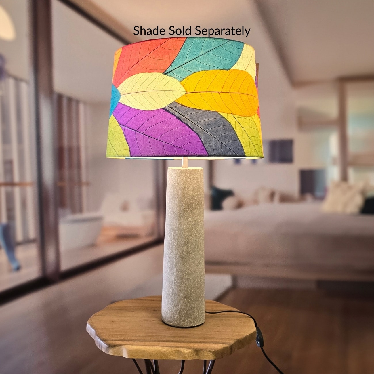 Chronicle Pillar Lamp Base Gray <br>(Item # 900 t gr) - Image 3