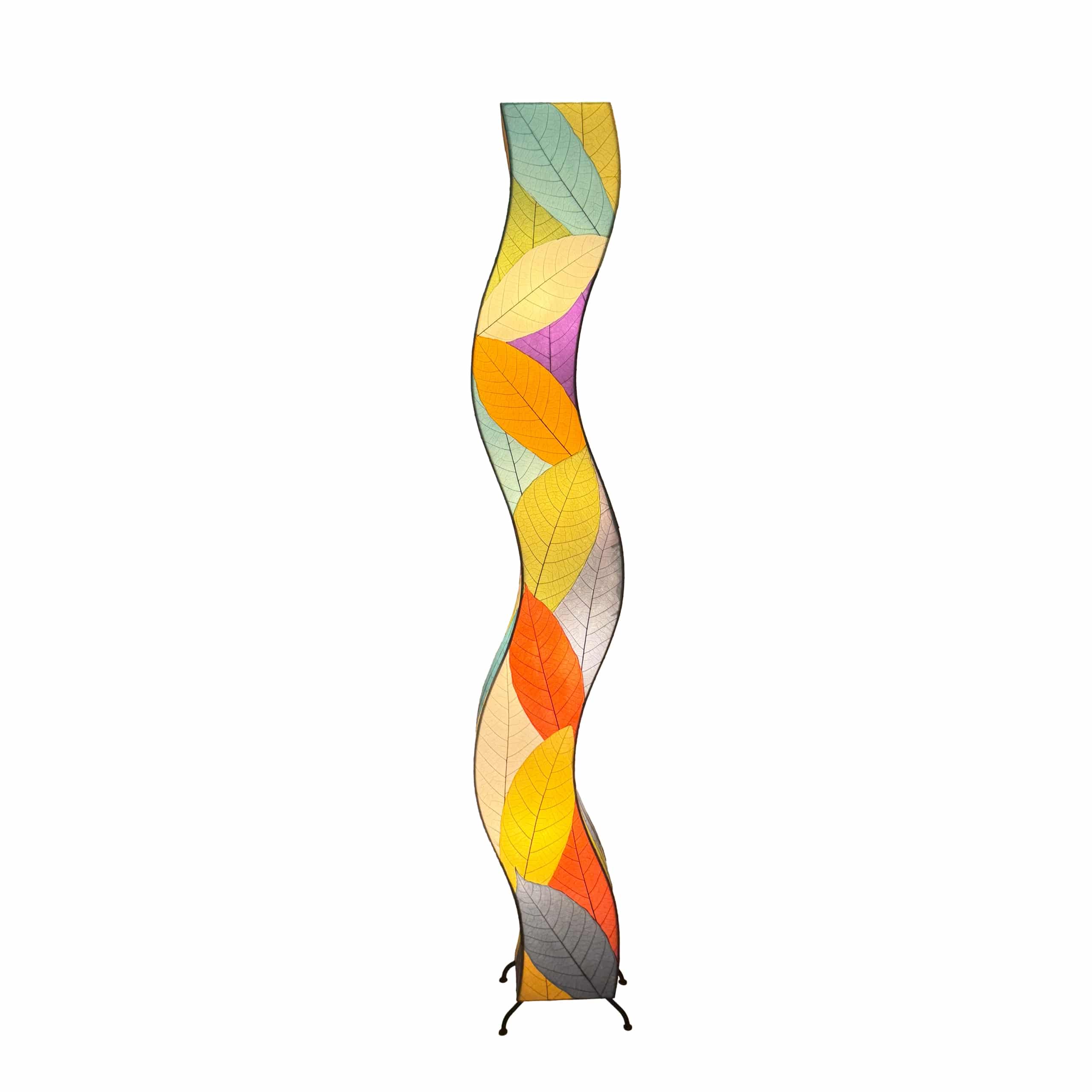 Wrapped Wave Floor Lamp Multi Color <br>(Item # 357 xl m) - Image 4