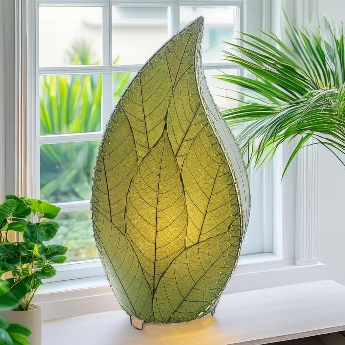 24 Inch Leaflet Lamp Green <br>(Item # 347 l g) - Image 2