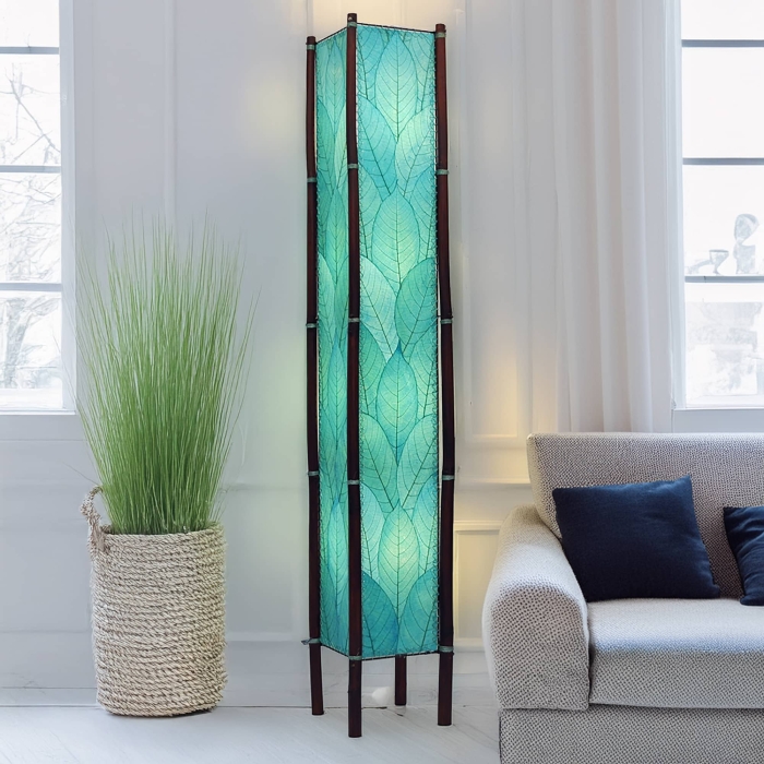 Fortune Giant Floor Lamp Sea Blue <br>(Item # 395 xl sb) - Image 2