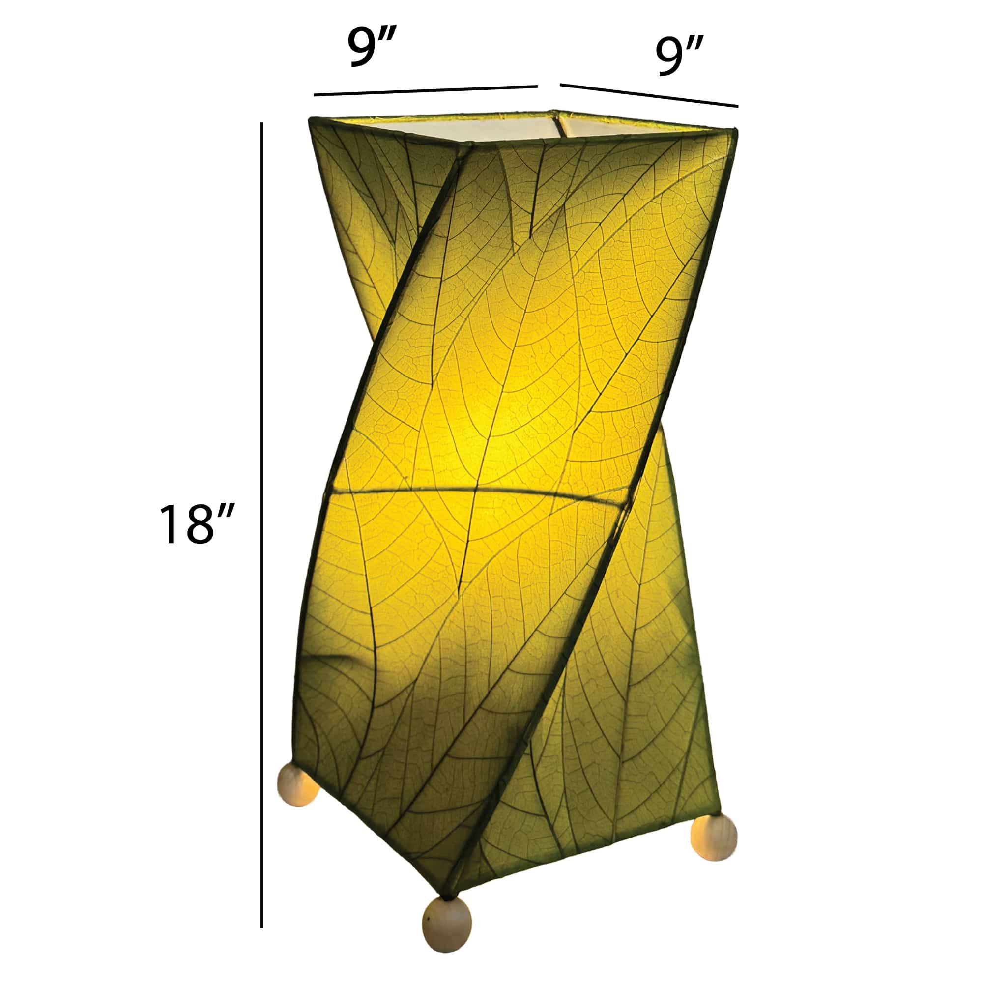 Twist Table Lamp Green <br>(Item # 567 t g) - Image 3