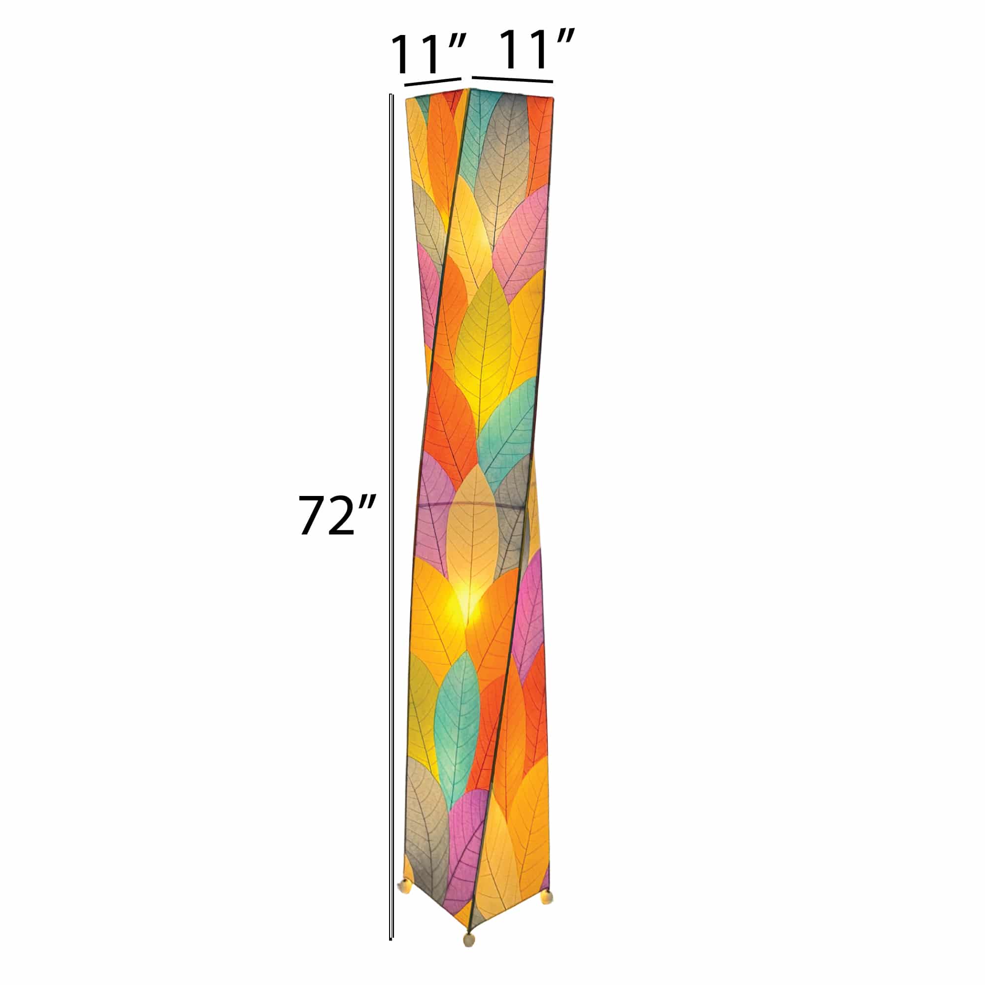 Twist Giant Floor Lamp Multi Color <br>(Item # 567 xl m) - Image 3