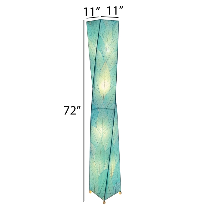 Twist Giant Floor Lamp Sea Blue <br>(Item # 567 xl sb) - Image 2