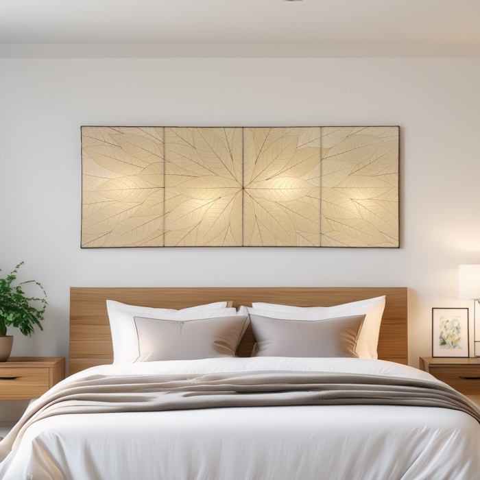Sunburst Panel Wall Lamp Natural <br>(Item # 313 w n) - Image 2