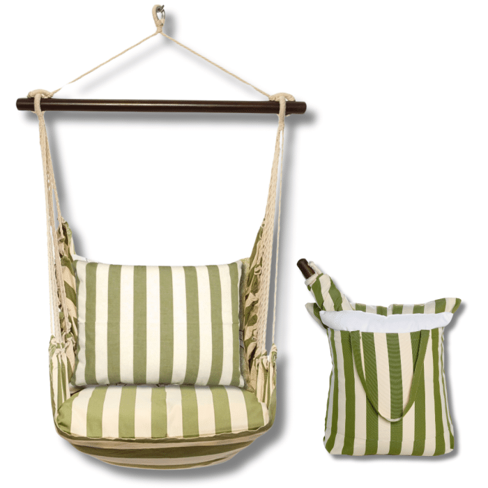 Swing Set 4 piece - Summer Palms Stripe w/ Summer Palms Stripe <br>(Item # sp127-sp) - Image 2