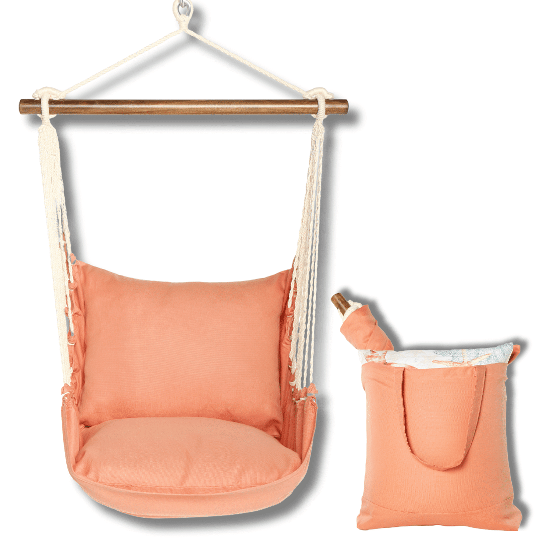 Swing Set 4 piece - Living Coral w/ Living Coral <br>(Item # sws-lc-lc) - Image 2