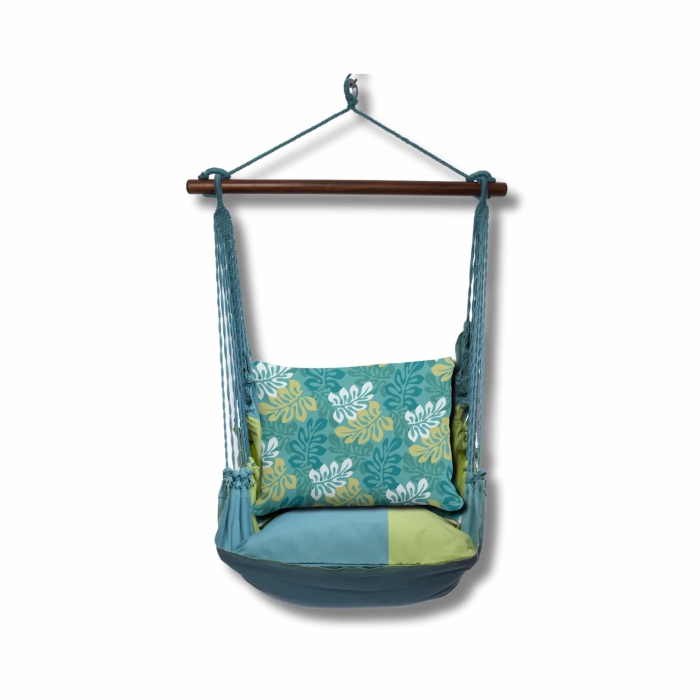 Swing Set 4 piece - Meadow Mist Stripe w/ Tropical Flow <br>(Item # sws-mm-jm2509) - Image 3