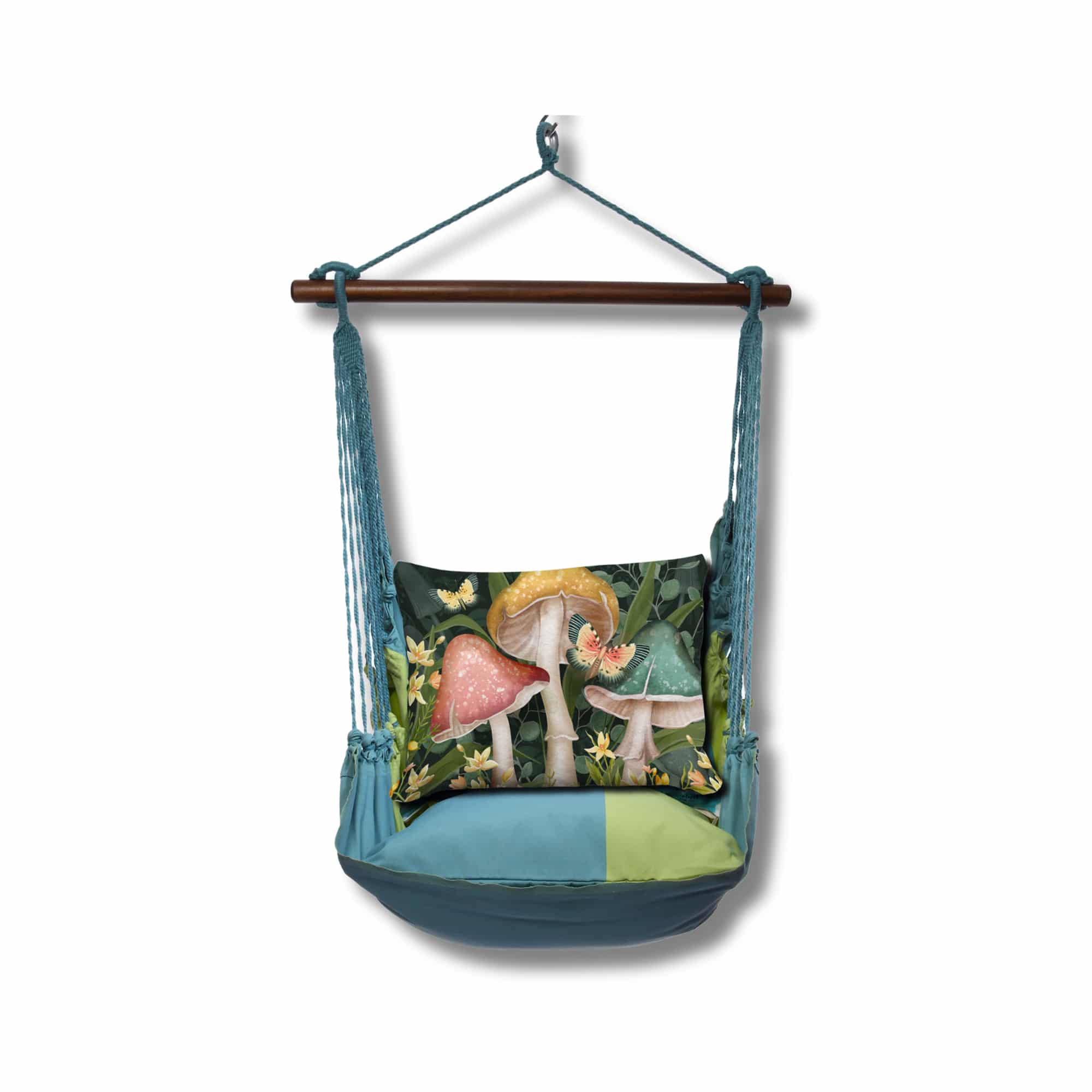 Swing Set 4 piece - Meadow Mist Stripe w/ Mushroom Trio <br>(Item # sws-mm-nt2503) - Image 3
