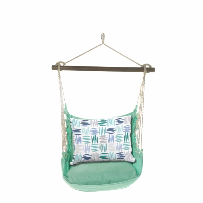 Swing Set 4 piece - Seafoam Green Solid w/ Whimsy Strokes <br>(Item # sws-sf-ag2503) - Image 3