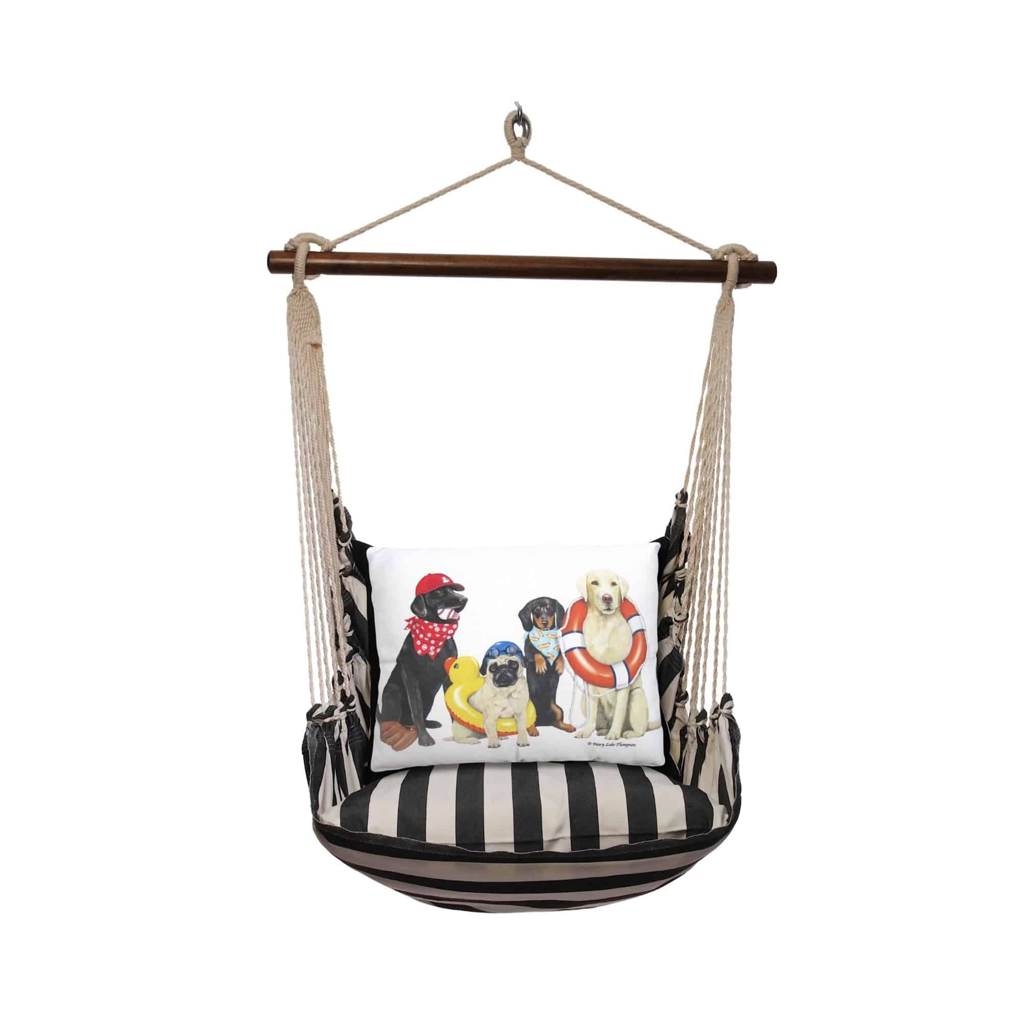 Swing Set 4 piece - True Black Stripe w/ Dogs of Summer <br>(Item # tbmlt704-sp) - Image 3