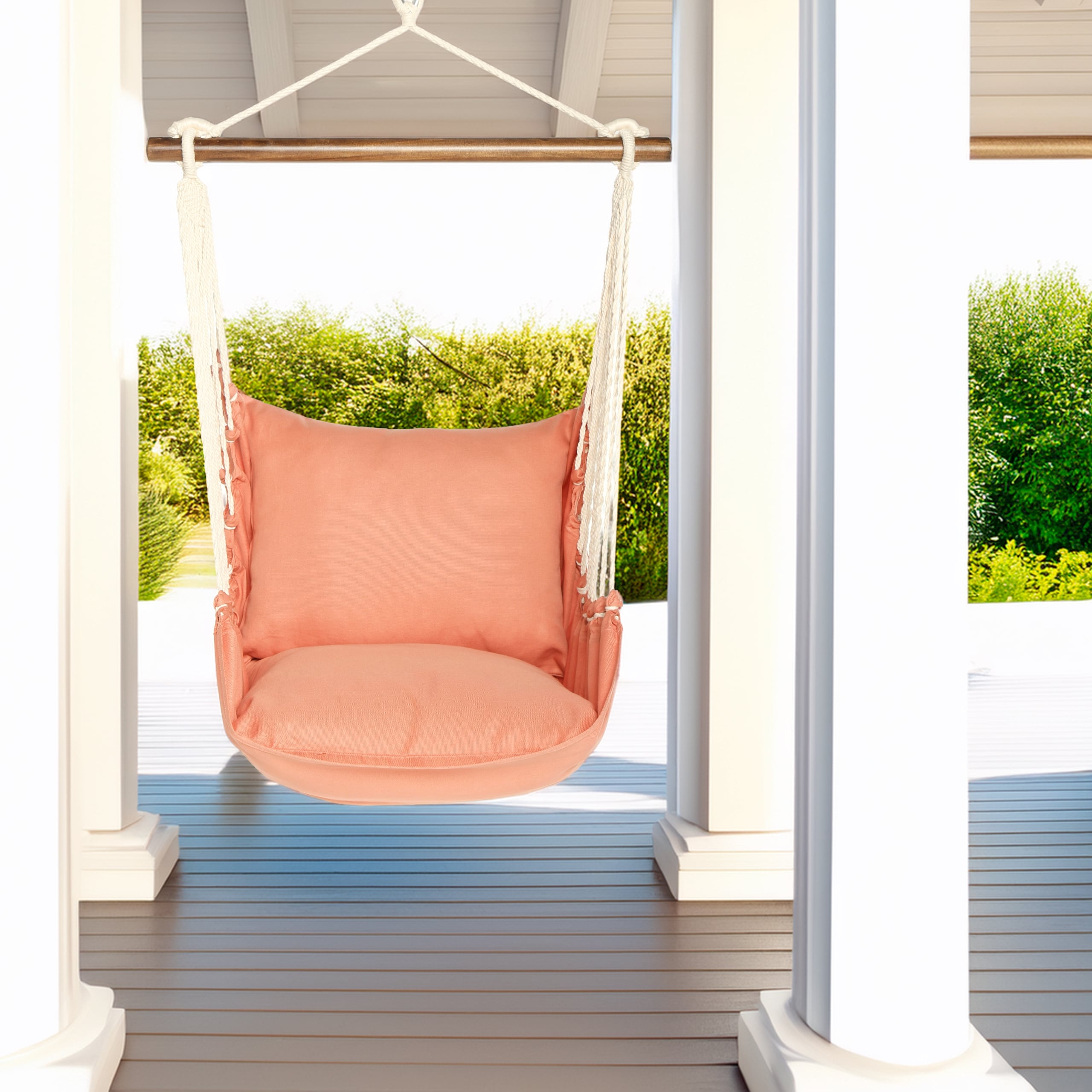 Swing Set 4 piece - Living Coral w/ Living Coral <br>(Item # sws-lc-lc)