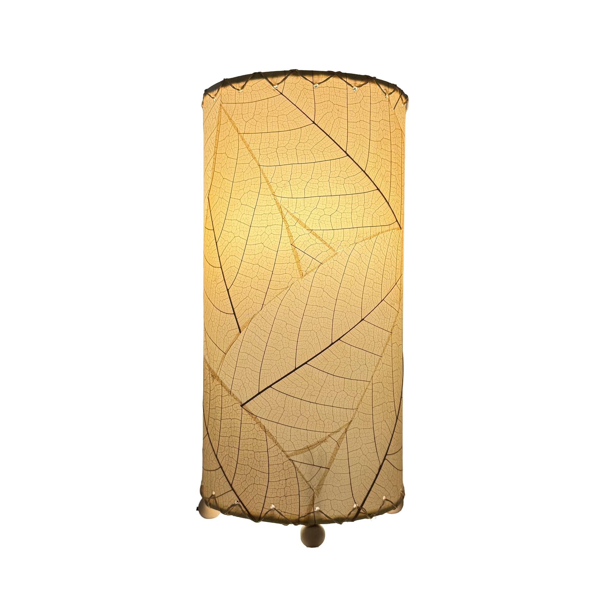 12 Inch Cocoa Leaf Cylinder Table Lamp Natural<br>(Item #380 t n) - Image 4