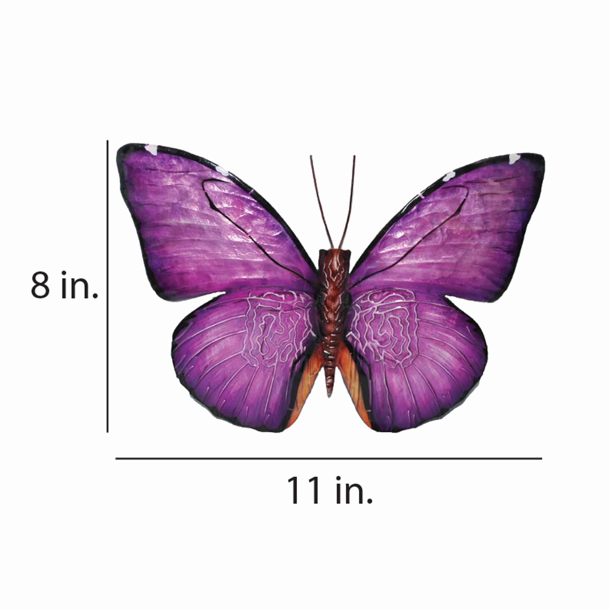 Butterfly Wall Decor Purple <br>(Item # m2051) - Image 3