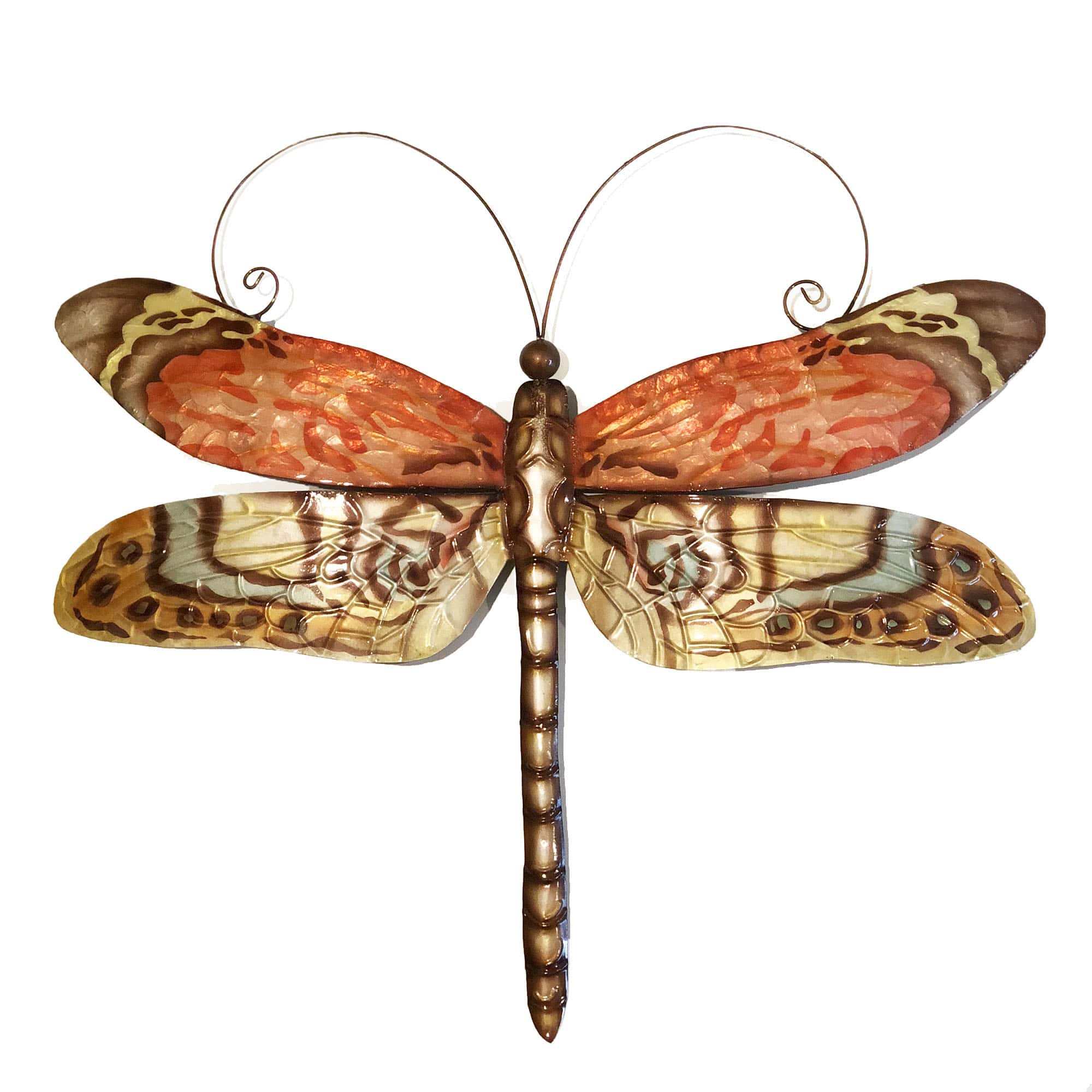 Dragonfly Wall Decor Red Multi Color <br>(Item # m4032) - Image 4