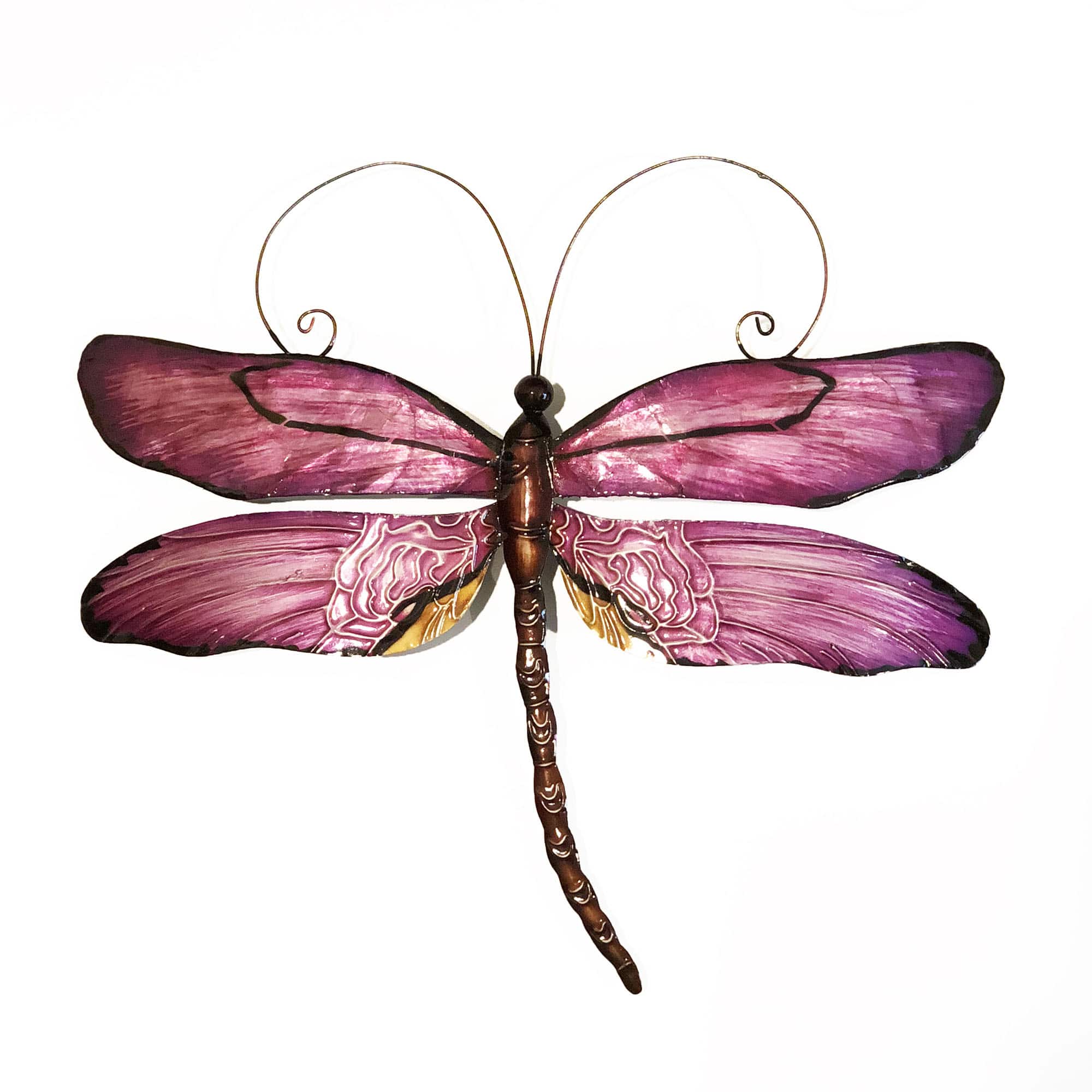 Dragonfly Wall Decor Purple <br>(Item # m4033) - Image 4