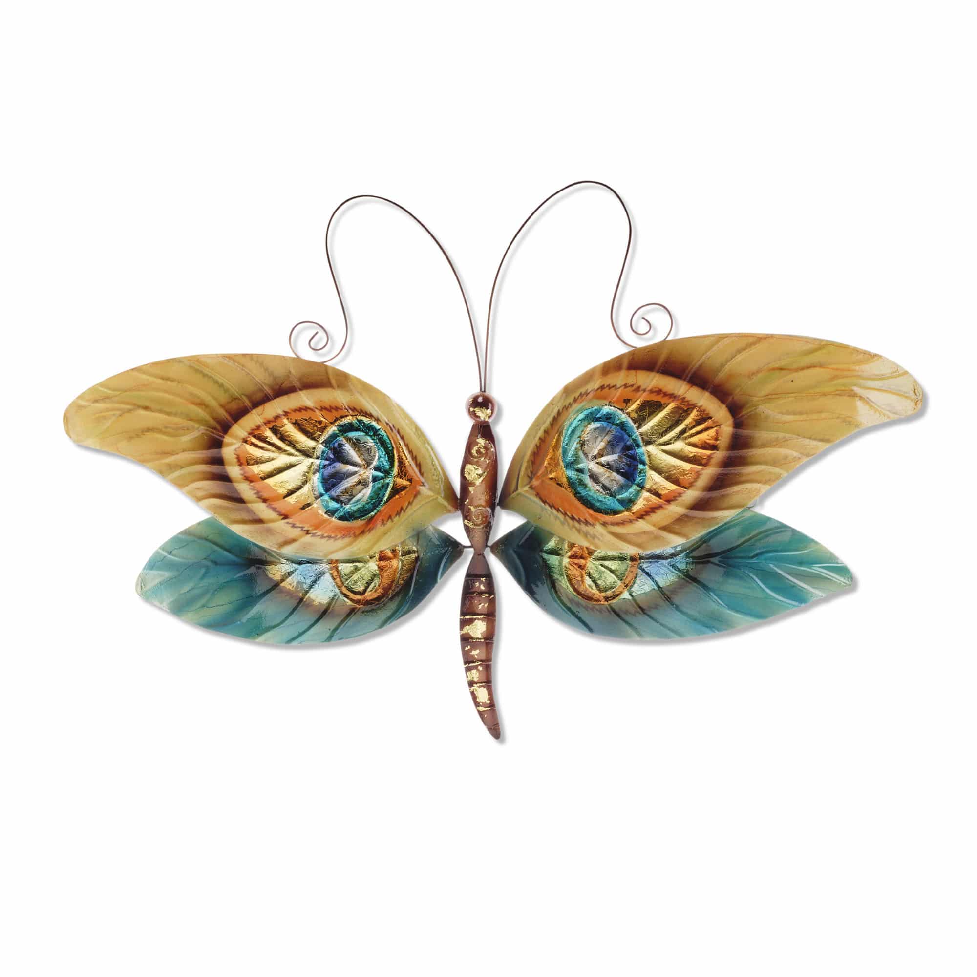 Dragonfly Wall Decor Peacock <br>(Item # m4036) - Image 4