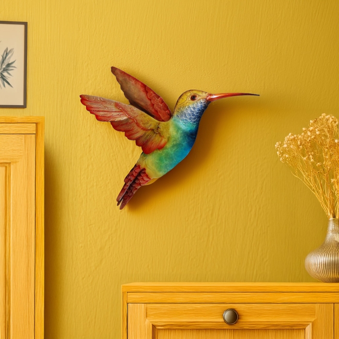 Hummingbird Wall Decor Large Rainbow <br>(Item # m7020 l m) - Image 2