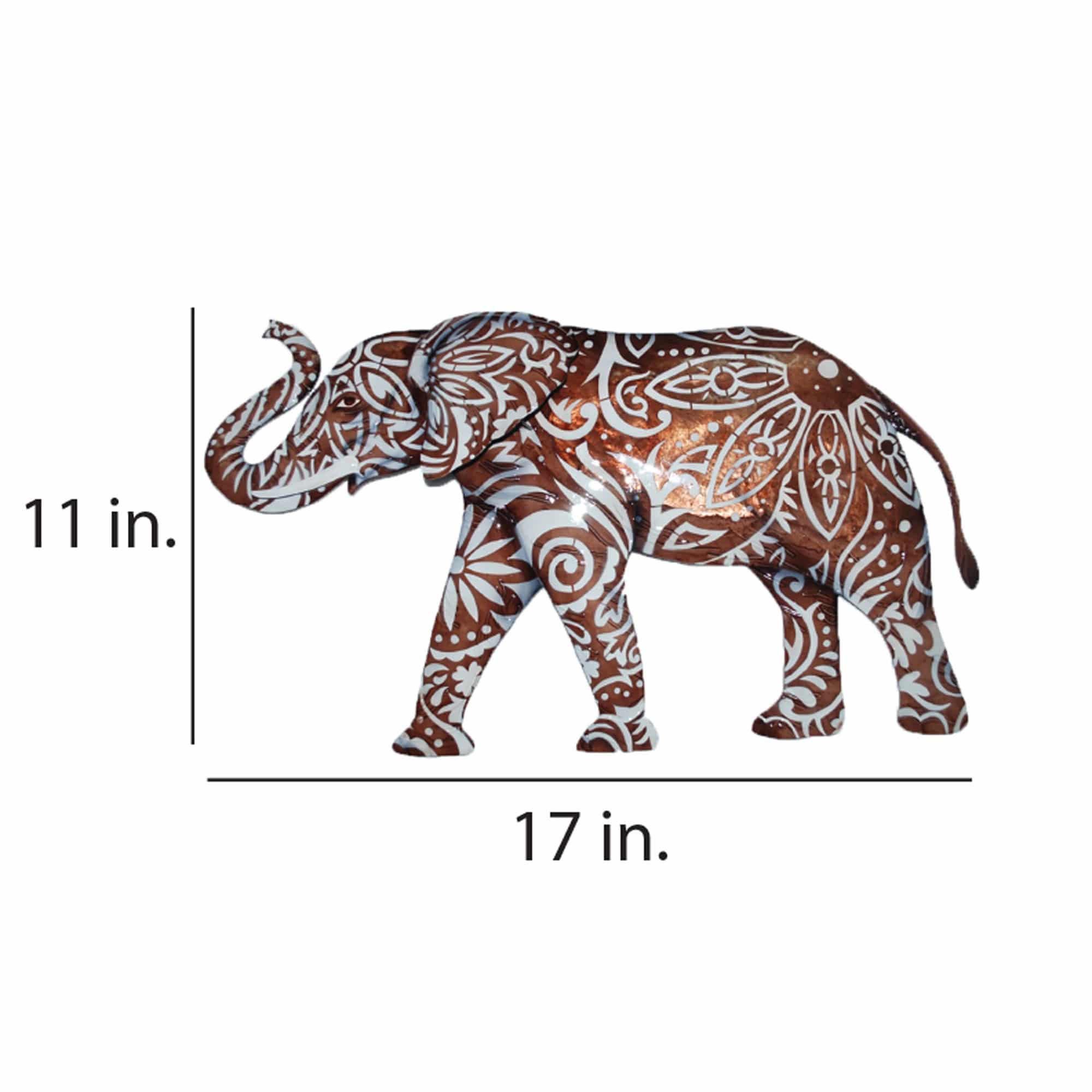 Elephant Wall Decor Brown <br>(Item # m7050 br) - Image 3